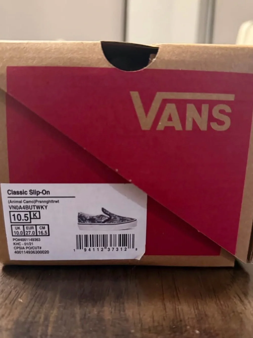 Vans iconic slip